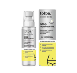 TOLPA Dermo Body Stop Imperfections спрей для тела с 10% гликолевой кислотой и 20% AHA кислотами, 100 мл