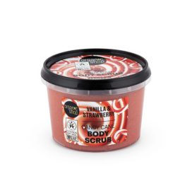Скраб для тела ORGANIC SHOP с экстрактами ванили и клубники Candy Cane, 250 мл