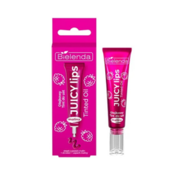 Тонированное масло для губ BIELENDA Juicy Tint с маслом семян малины и скваланом, 10 г