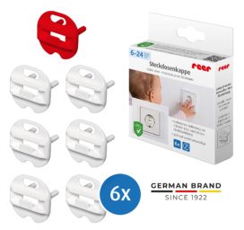 Заглушки для розеток REER для безопасности детей, 6 шт.