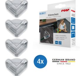 Прозрачные защитные накладки на углы REER, 4 шт.