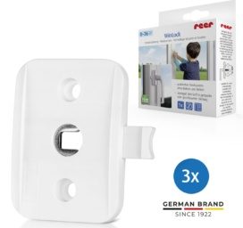 Детский защитный замок безопасности для окон и балконных дверей REER Economy WinLock, 3 шт.