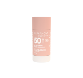 ALPHANOVA SUN SPF50 солнцезащитный органический BB-стик для лица Без отдушек, оттенок Nude, 17 мл