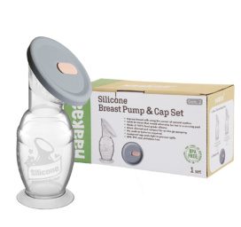 Силиконовая молокоотсасыватель HAAKAA Gen 2 с присоской и силиконовой крышкой, 100 мл