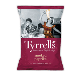 Чипсы из картофеля Tyrrell's с копченой паприкой, 150 г