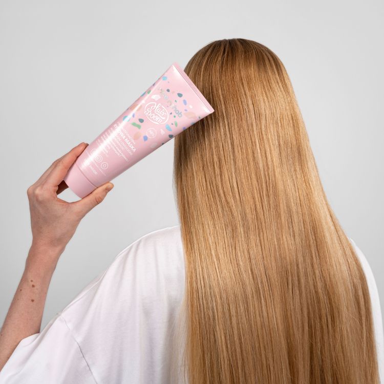 BIELENDA HairBoom Rice Rehab натуральная многофункциональная 4в1 рисовая маска для волос, 200 мл — изображение 4