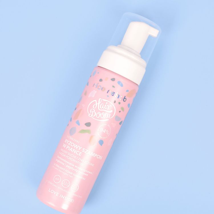 BIELENDA HairBoom Rice Rehab шампунь с ферментированной рисовой водой для чувствительной кожи головы, 400 мл — изображение 4