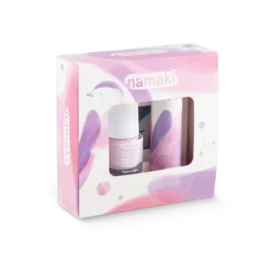 Набор NAMAKI Nightingale с лаком для ногтей, блеском для губ и зеркалом, розовый