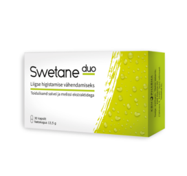 SWETANE DUO для уменьшения чрезмерного потоотделения, 30 шт.