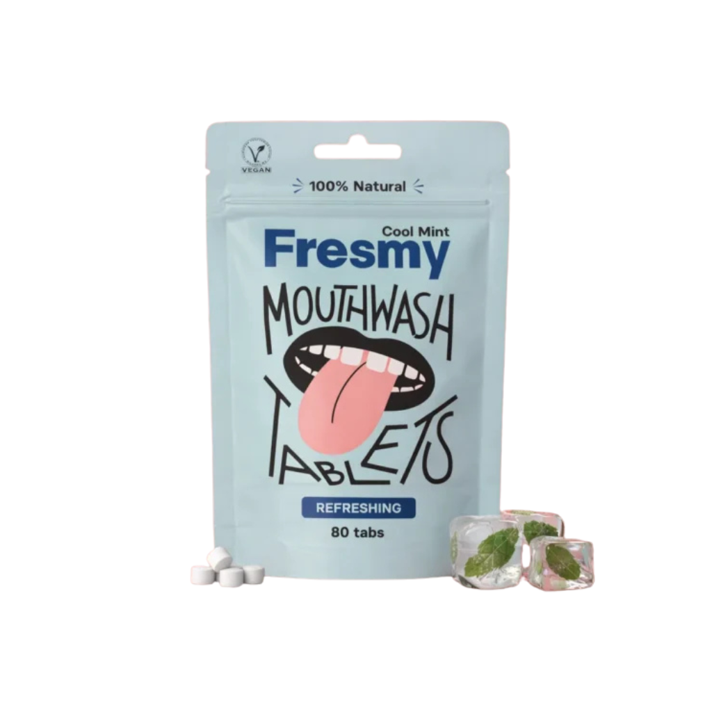 Таблетки для полоскания рта с мятным вкусом FRESMY, 80 шт.