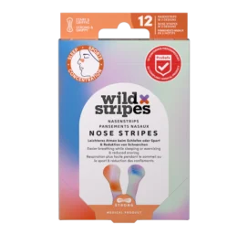Назальные полоски WILD STRIPES Sunrise для улучшения дыхания и более спокойного сна, 20 шт.