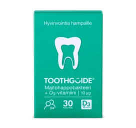 Жевательные таблетки GÜTGUIDE Toothguide поддерживают здоровье полости рта, подходят для детей от 3 лет, 30 шт.
