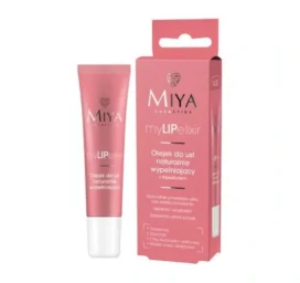 MIYA myLIPElixir натуральное бодрящее и улучшающее контур губ масло для губ Rose, 5 мл