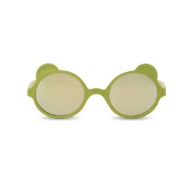 Детские солнцезащитные очки Kietla Bearbaby для детей 1-2 лет, оттенок OLIVE, с безвинтовой и на 100% небьющейся оправой, высокой защитой от UVA и UVB, поляризацией.