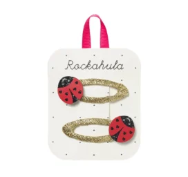 Заколки для волос ROCKAHULA KIDS с божьими коровками Lily Ladybird, 2 шт