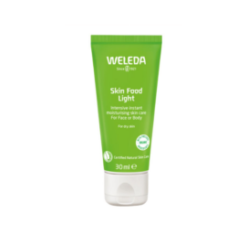 Увлажняющий крем WELEDA Skin Food LIGHT с органическим маслом семян подсолнечника, экстрактами фиалки, ромашки и календулы, 30 мл