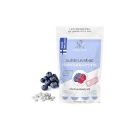 HAPPY TEETH с ксилитом, зубные конфеты со вкусом лесных ягод, 170 шт.