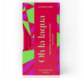 OH LA LAQUA Вкусовая Водная Сущность без сахара и подсластителей Малина, 10 штук