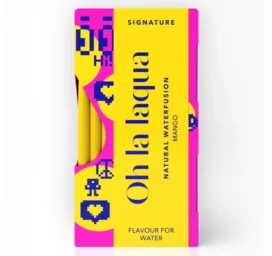 OH LA LAQUA Вода с ароматом без сахара и подсластителей с фруктом манго, 10 шт.