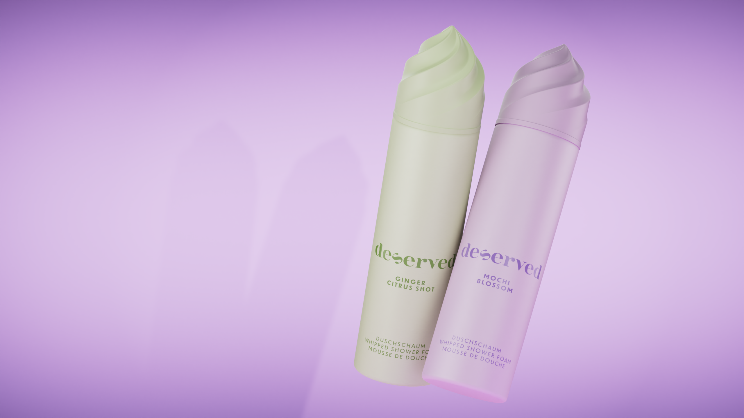 Пена для душа DESERVED Airy Shower Foam Ginger Citrus Shot, 250 мл — изображение 2