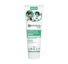 Детская зубная паста CENTIFOLIA со вкусом мяты с фтором, с 6 лет, 75 мл