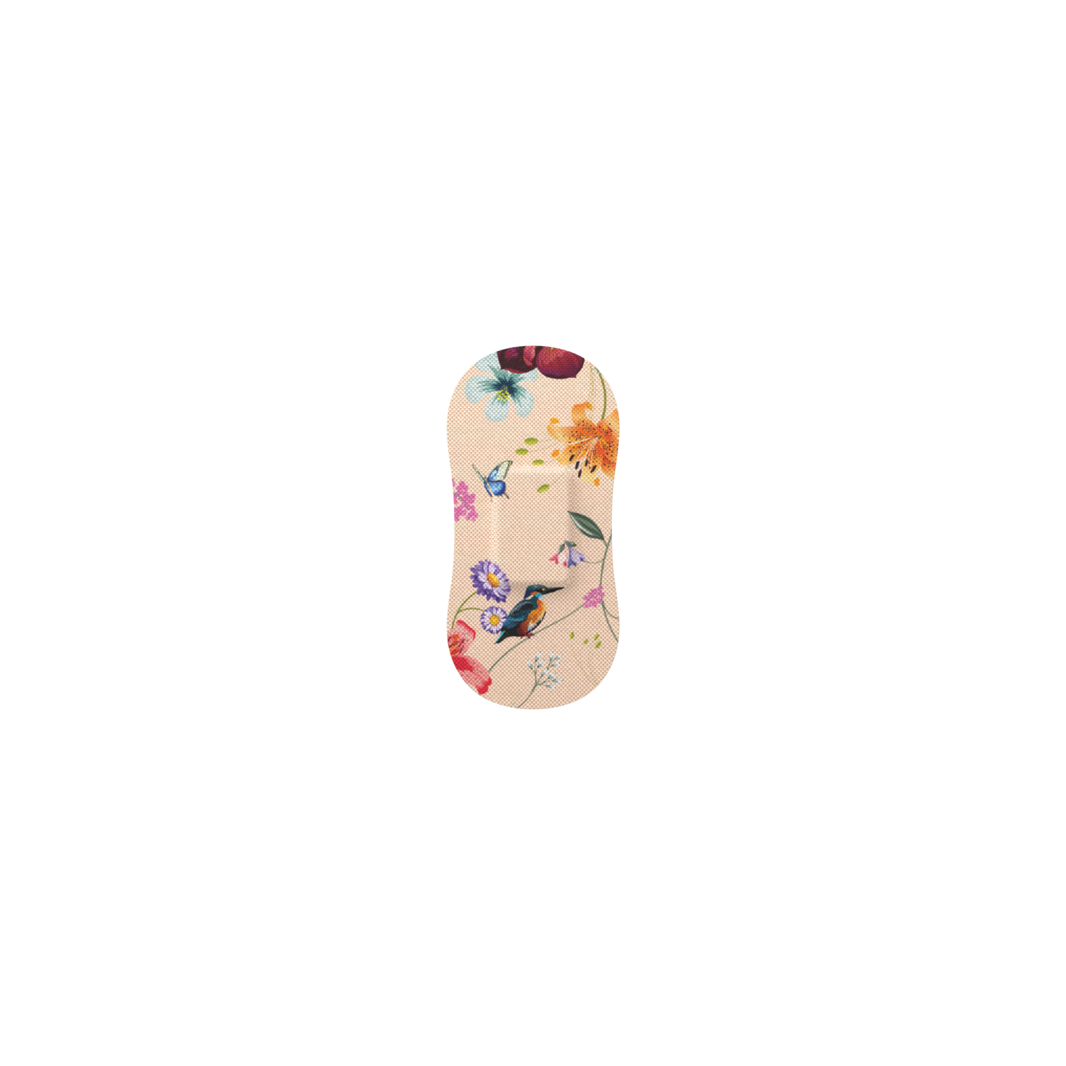 WILD STRIPES Classic Sensitive Vintage Flowers — весёлые и безопасные для кожи пластыри для чувствительной кожи, 20 шт. — изображение 3