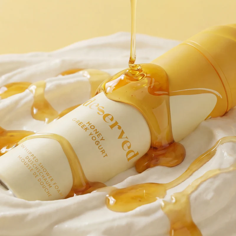 DESERVED Воздушная пена для душа Honey Greek Yogurt, 250 мл — изображение 7