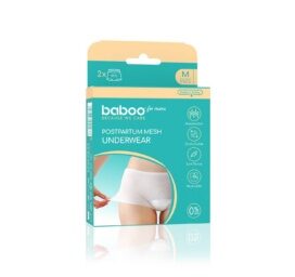 BABOO Послеродовые эластичные сетчатые трусы, размер M, 2 шт.