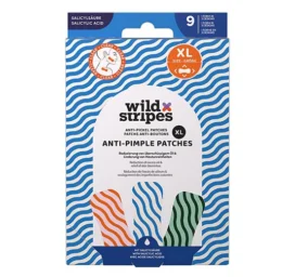 WILD STRIPES Антипрыщевые патчи увеличенного размера с салициловой кислотой XL, 9 шт.