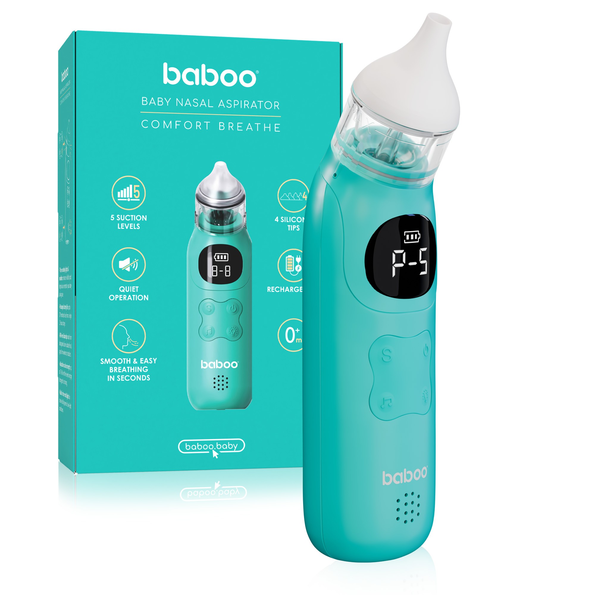 Электрический назальный аспиратор BABOO® Comfort Breathe