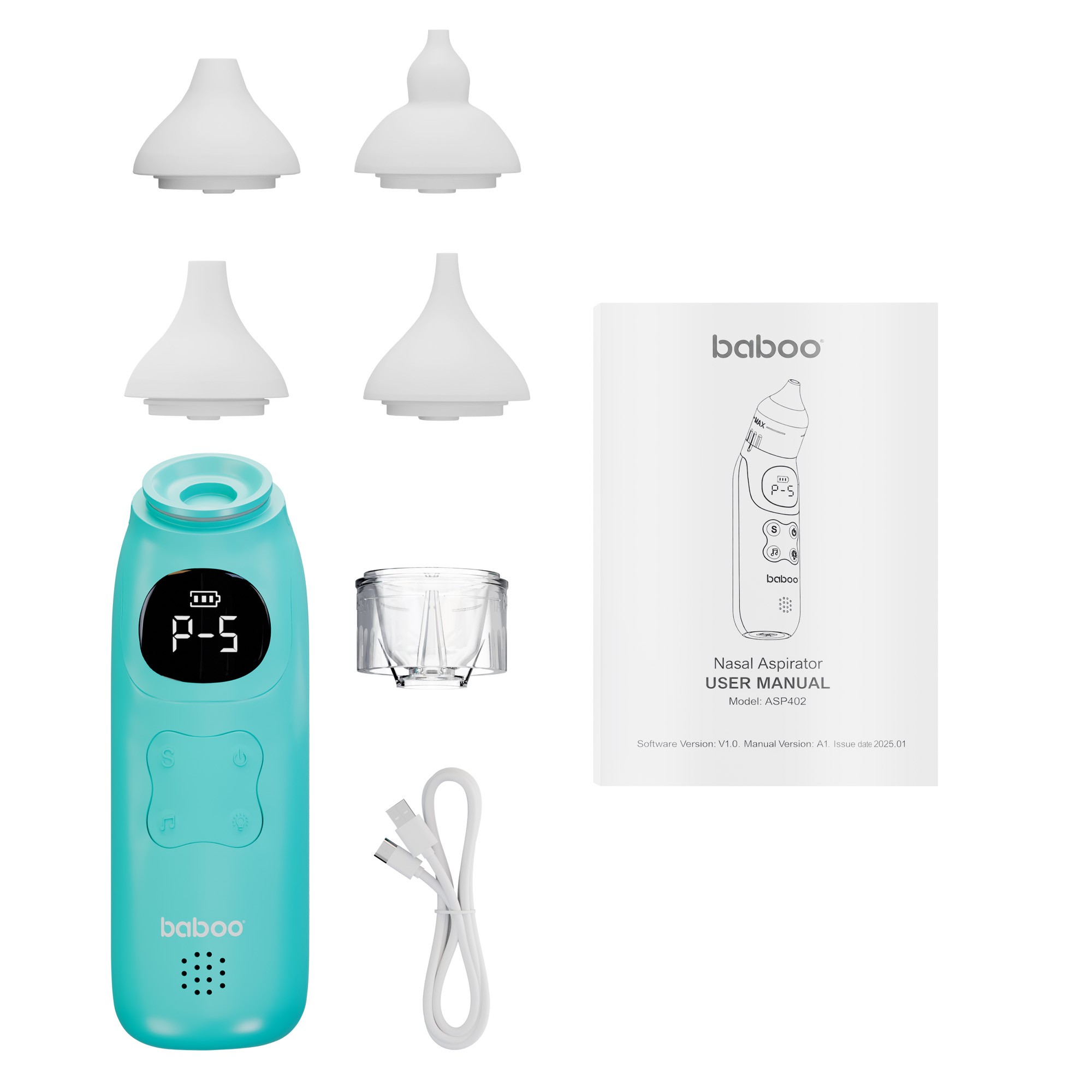 Электрический назальный аспиратор BABOO® Comfort Breathe — изображение 2