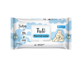 LUBA TULI THERMAL влажные салфетки, растворимые в воде, 60 шт.