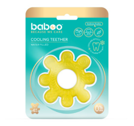BABOO охлаждающий прорезыватель с водой, 4+ месяцев, жёлтый