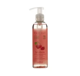 TOOFRUIT Sensibulle органическое липидовосполняющее масло для душа с клубникой и вишней, 200 мл