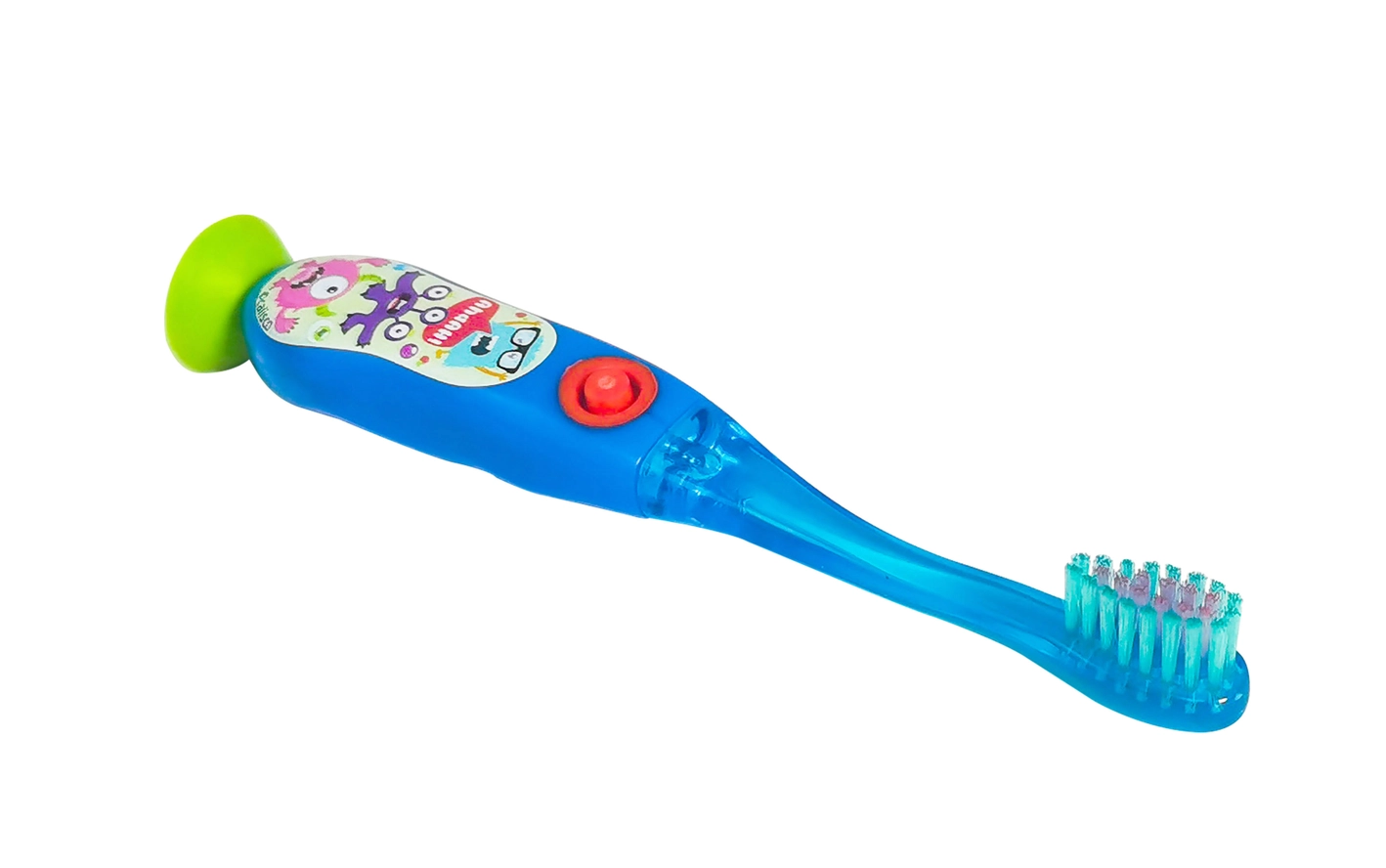 LES BABYGATORS Детская зубная щётка с подсветкой и 60-секундным LED-таймером, Монстры — изображение 2