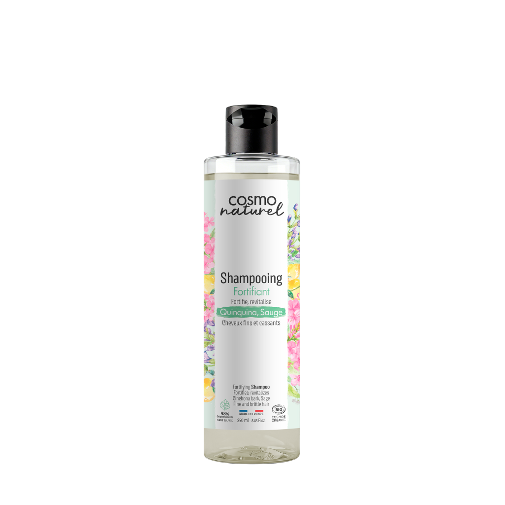 COSMO NATURAL Укрепляющий шампунь с хинным деревом и шалфеем, 250 мл