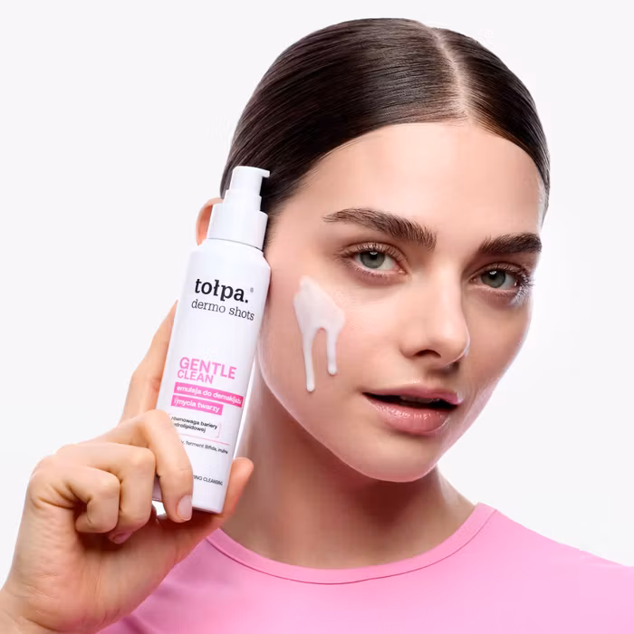 TOŁPA Dermo Shots GENTLE CLEAN эмульсия для очищения кожи лица и снятия макияжа, 120 мл — изображение 2