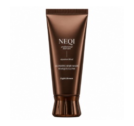 NEQI Light Brown оттеночная кондиционирующая маска для светло-каштановых волос, 120 мл
