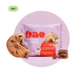BAE Печёное веганское печенье с начинкой из нугатного крема Нуга, 45 г